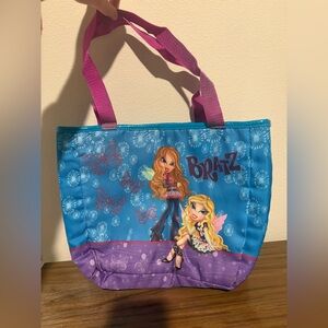 Bratz Butterfly Tote Bag Purple Canvas 2000s Y2K Nostalgia Kidcore Coquettecore